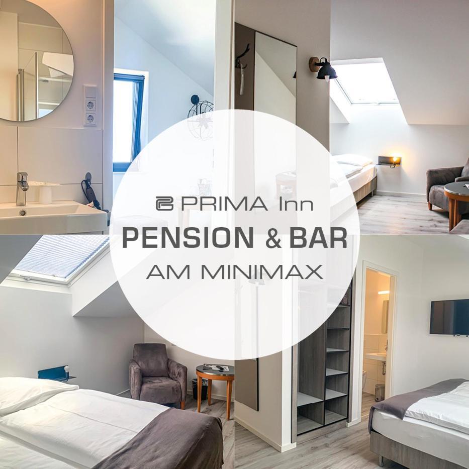 PRIMA Inn Unterkunft direkt über der Bar am Minimax Neuruppin Exterior foto